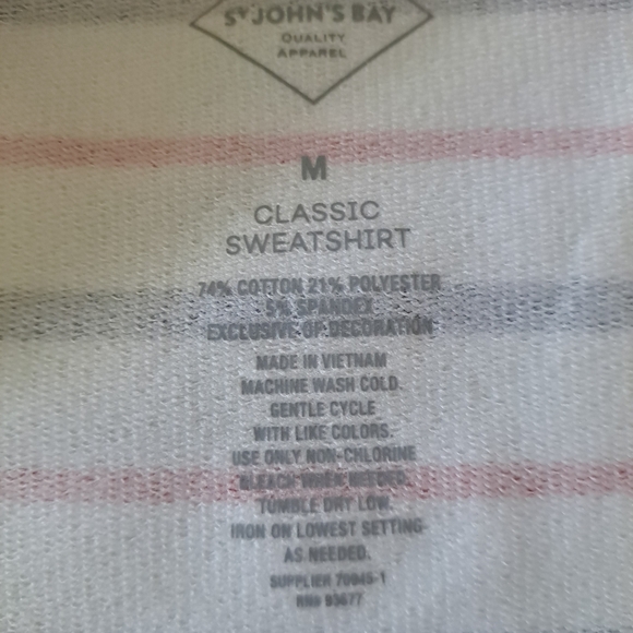 St. John’s Bay Striped Short Sleeve Tee
Size: Medium - Picture 3 of 3